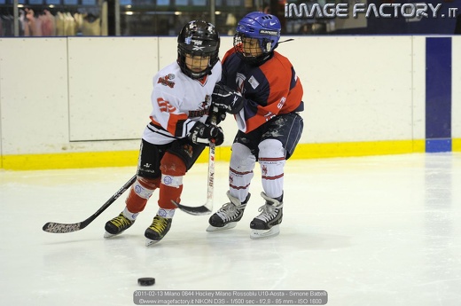 2011-02-13 Milano 0644 Hockey Milano Rossoblu U10-Aosta - Simone Battelli